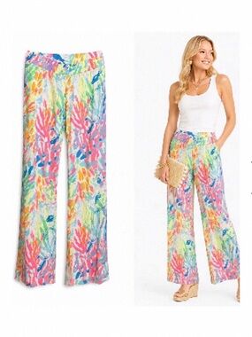 Lilly Pulitzer Bal Harbour Palazzo Wide-Leg Pants NWT